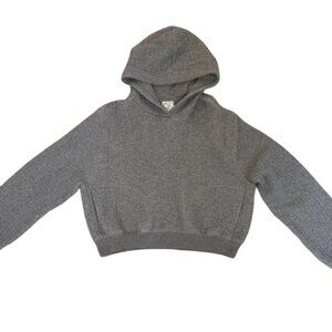 Aerie Offline Gray Cropped Hoodie